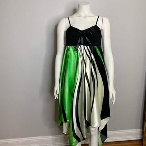❌DONATED❌ Party summer dress | green black white